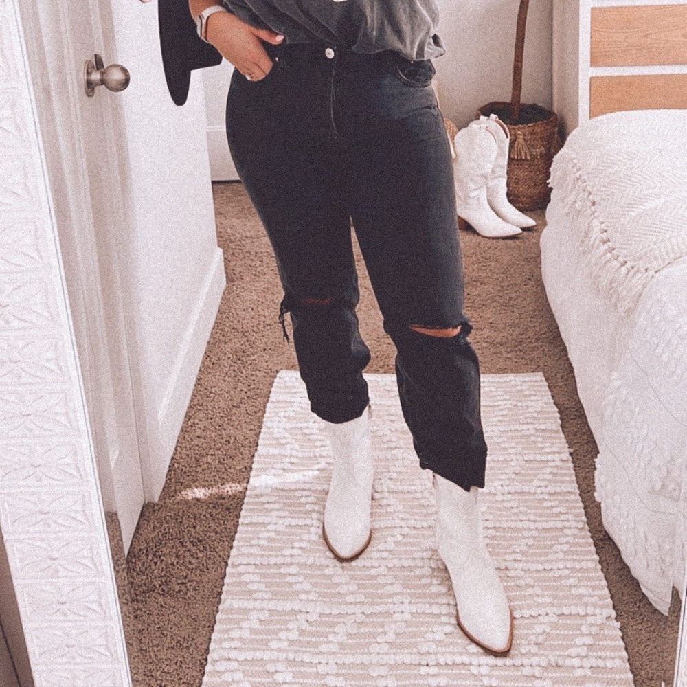 blank note cowboy cowgirl booties - Picture 5 of 7